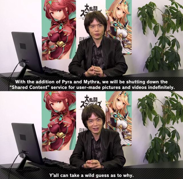 With the addition of Pyra and Mythra, we will be shutting down the ...