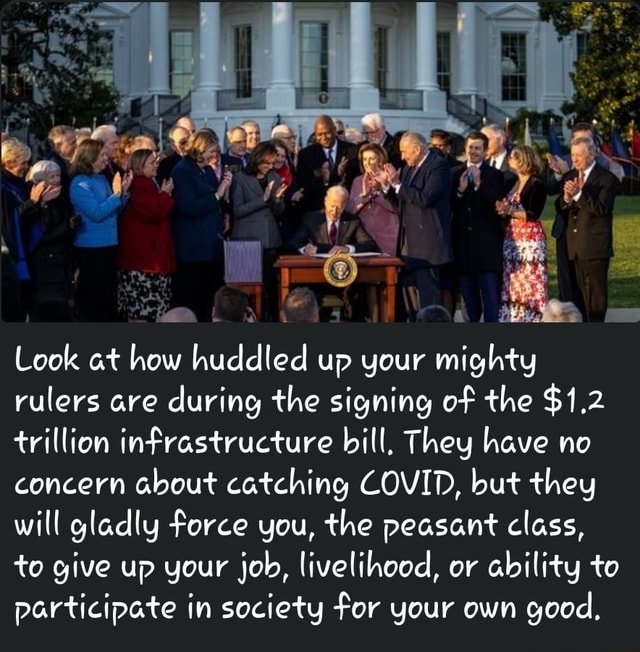 Ii Look at how huddled up your mighty rulers are during the signing of the 1.2 trillion