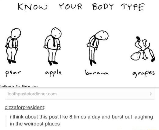 KNOW YOUR BODY TYPE - iFunny