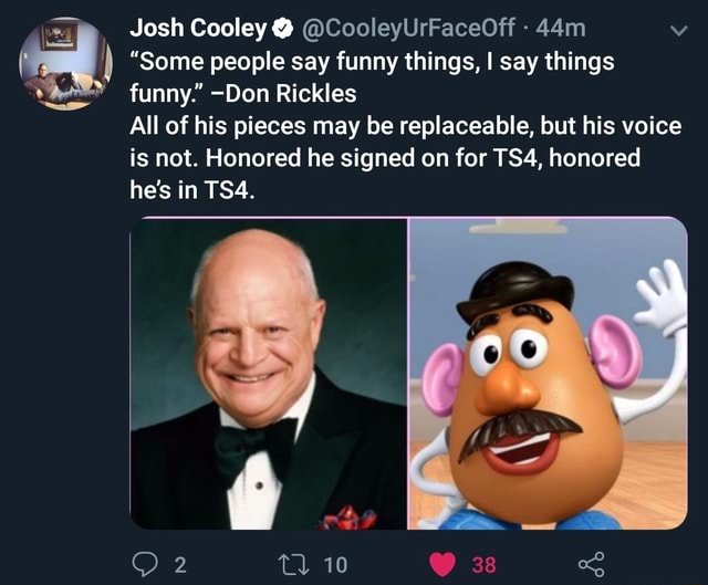 Don Rickles returns for Toy Story 4 - Josh Cooley @ _ "Some people say ...