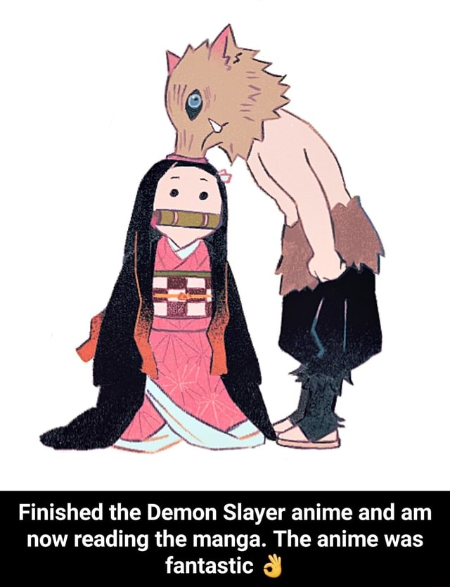 Finished the Demon Slayer anime and am now reading the manga. The anime