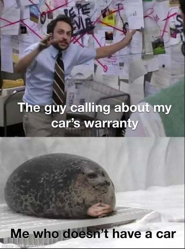 car warranty meme video
