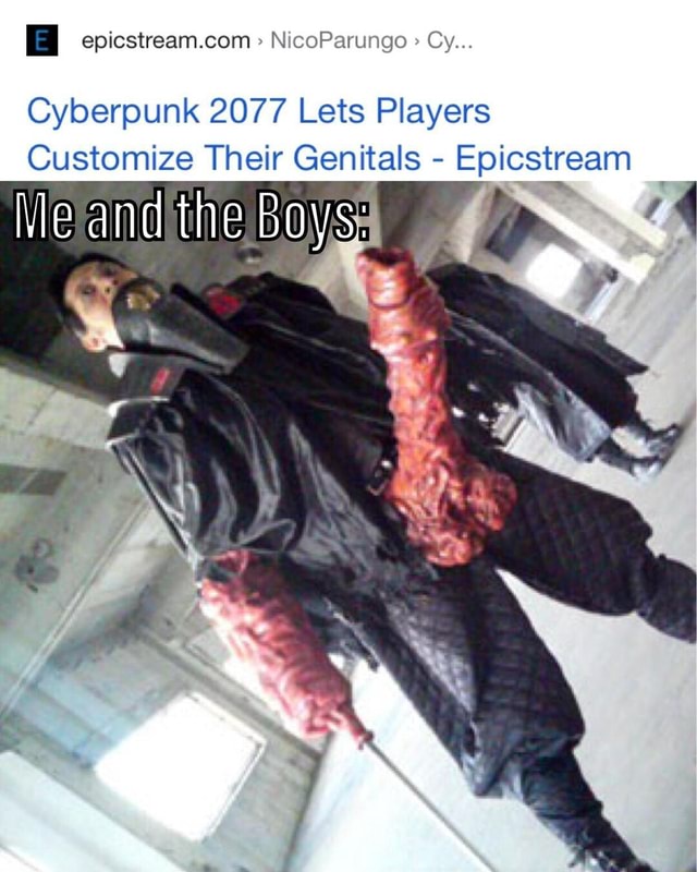 cyberpunk 2077 genitals