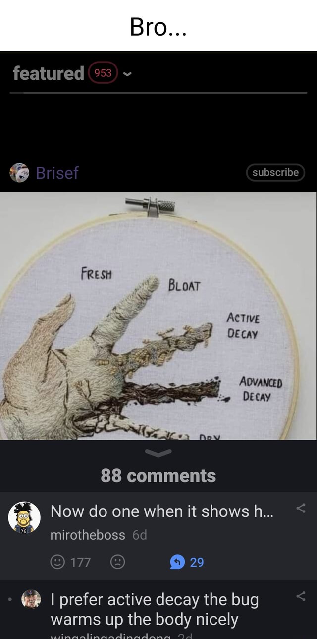 BrO... featured subscribe FRESH BLOAT ACTIVE ADVANCED DEcay 88 comments ...