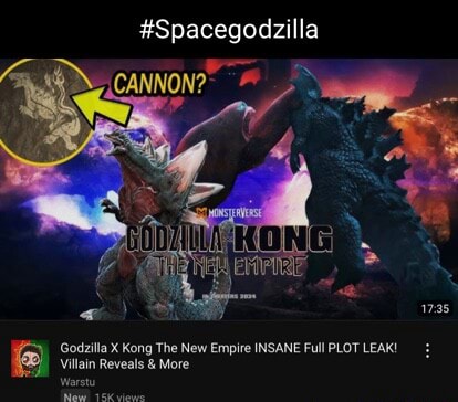 #Spacegodzilla Godzilla X Kong The New Empire INSANE Full PLOT LEAK