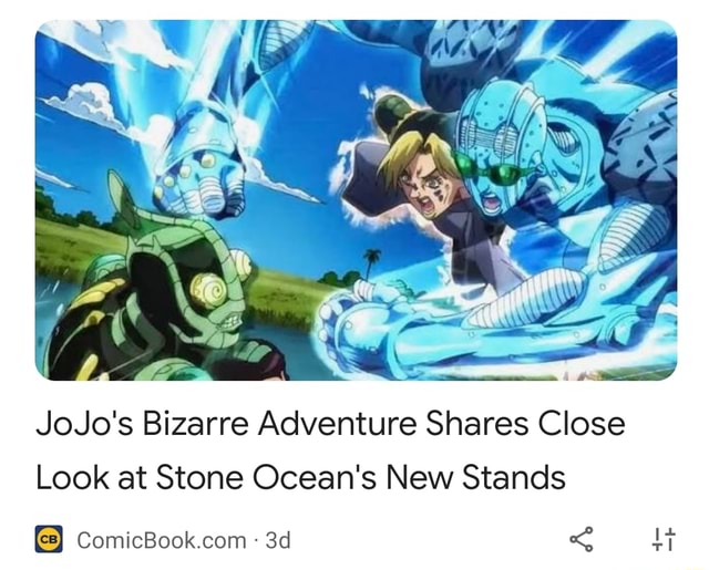 JoJo's Bizarre Adventure Shares Close Look at Stone Ocean's New Stands