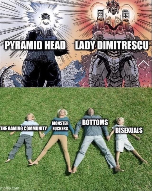 PYRAMID HEAD LADY DIMITRESCU THE GAMING COMMERITY FUCKERS BOTTOMS