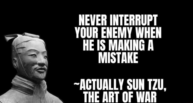 NEVER INTERRUPT YOUR ENEMY WHEN HE IS MAKING A MISTAKE ~ACTUALLY SUN ...