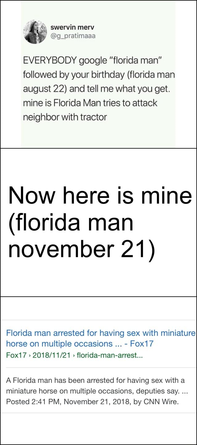 florida man april 25 1991