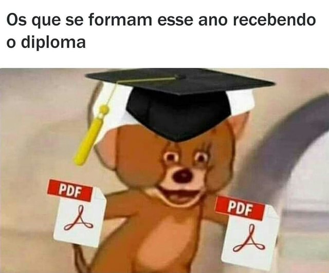 Os Que Se Formam Esse Ano Recebendo O Diploma Ifunny Brazil 