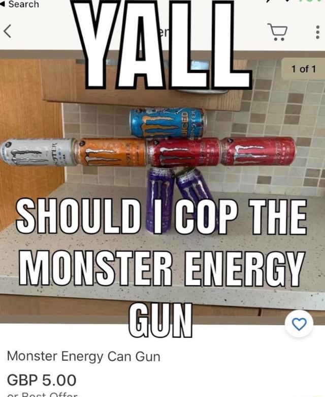 monster energy gun