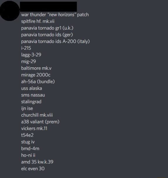 War thunder "new horizons patch spitfire hf. mkvii panavia tornado gr