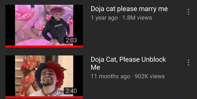 Doja Cat Please Marry Me 1 8m Views