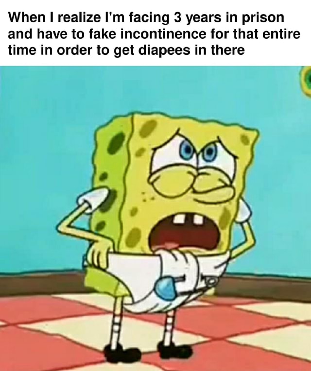 When I realize I'm facing 3 years in prison and have to fake