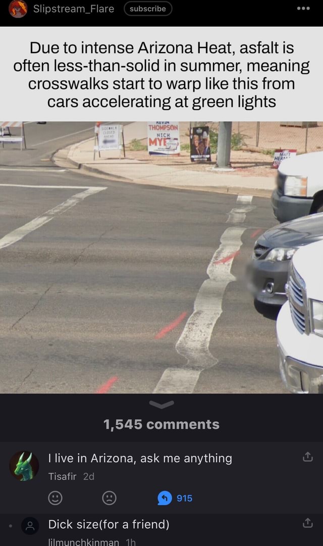 GS Slipstream_Flare ( subscribe Due to intense Arizona Heat, asfalt is