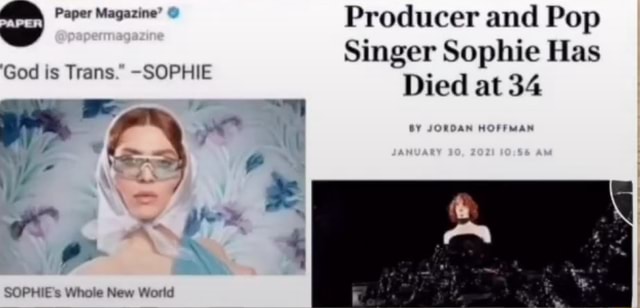 Producer and Pop Singer Sophie Has Died at 34