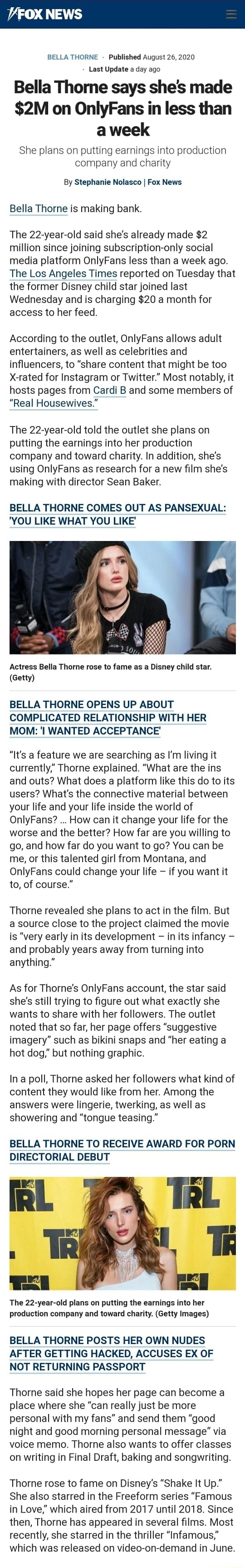 Thorne twerking bella Bella Thorne