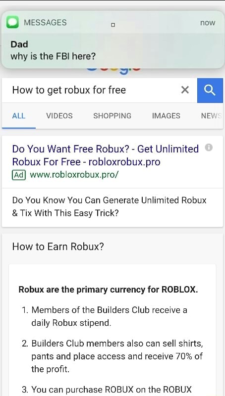 Why Is The Fbi Here How To Get Robux For Free X Do You Want Free Robux Get Unlimited Robux For Free Rob Oxrobuxpro Do Vou Know Vou Can Generate Unlimned - get robux co