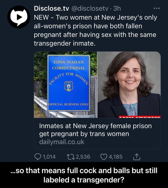 Disclosetv Disclosetv New Two Women At New Jerseys Only All Womens Prison Have Both Fallen 6656