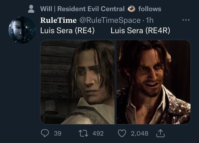 Will I Resident Evil Central follows RuleTime @RuleTimeSpace Luis Sera ...