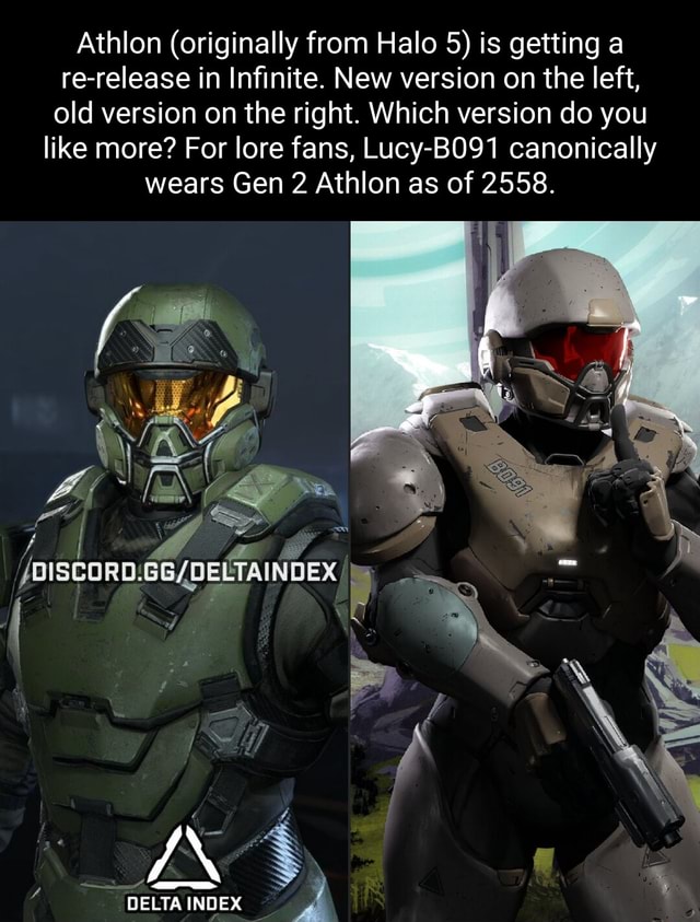 Comparison between Halo 5 and Halo Infinite Athlon : r/halo