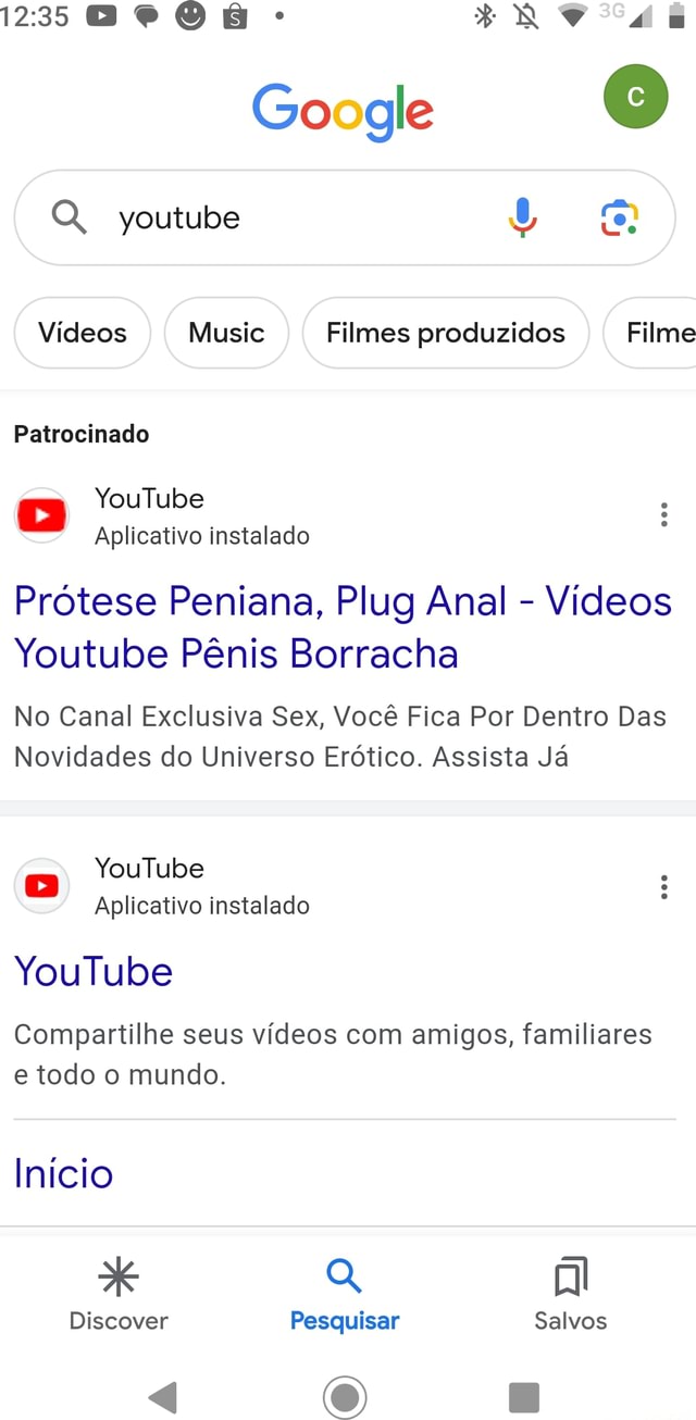 Q Youtube Go Gle Vídeos Music Filmes Produzidos Filme Patrocinado Youtube Aplicativo Instalado 9444