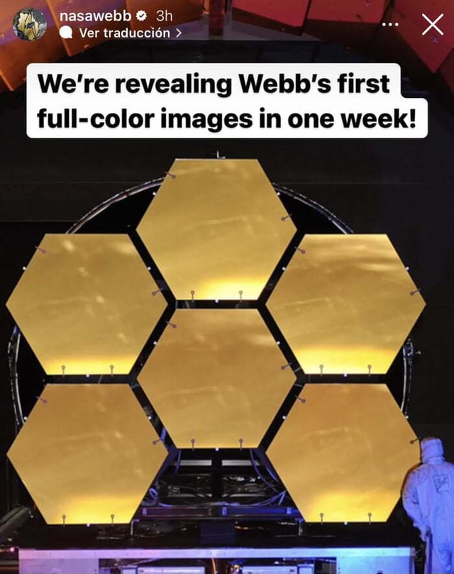 Nasawebb Traducci6n We're Revealing Webb's First Full-color Images In ...