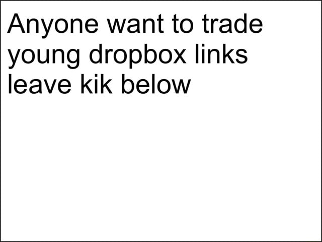 Young kik trade