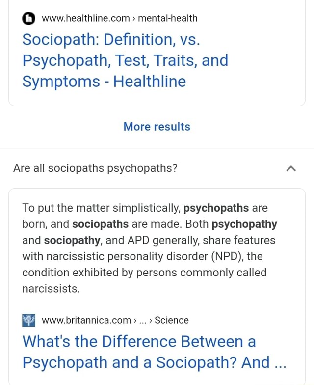 Mental-health Sociopath: Definition, Vs. Psychopath, Test, Traits, And ...