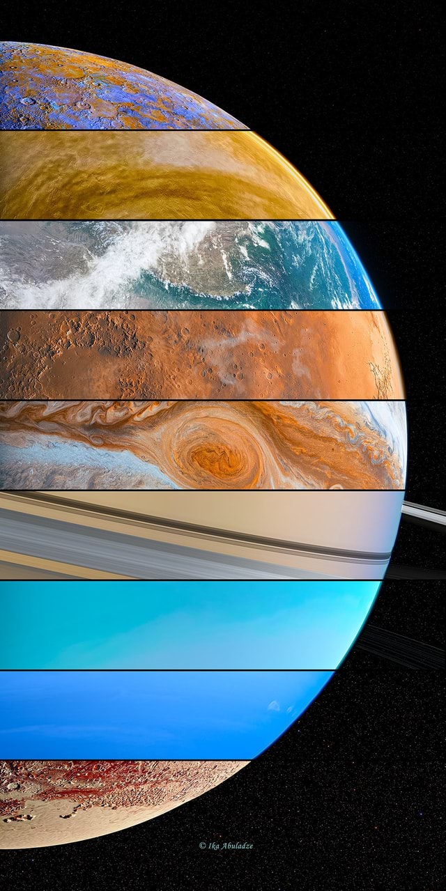 Solar System Planets (4k) [OC] - iFunny