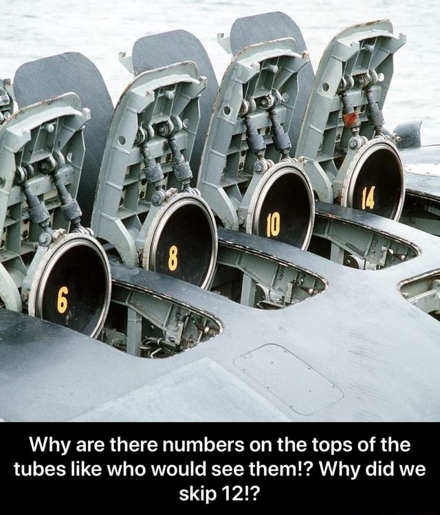 why-are-there-numbers-on-the-tops-of-the-tubes-like-who-would-see-them