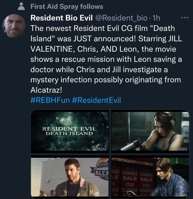 Jill Valentine Resident Evil Death Island #residentevil