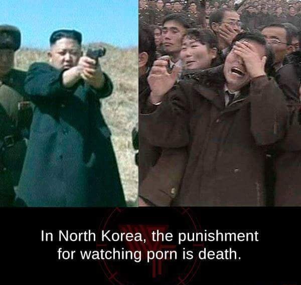 North Korea Death Porn - In North Korea, the punishment for watching porn is death. - iFunny :)