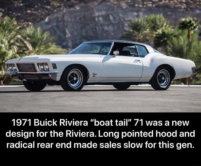 71 Riviera Rear 1971 Buick Riviera