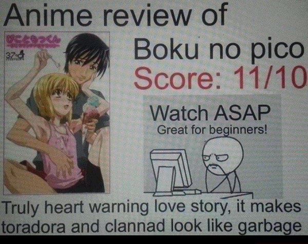 Anime review of \u003d Boku no pico ANTI. boku no pico stream. 