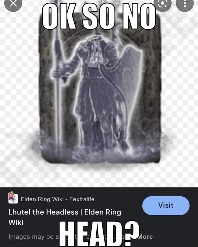 Elden Ring Wiki - Fextralife Visit Lhutel The Headless I Elden Ring ...