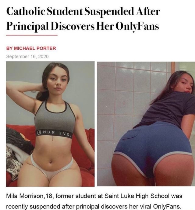 Catholic Student Suspended After Principal Discovers Her OnlyFans BY