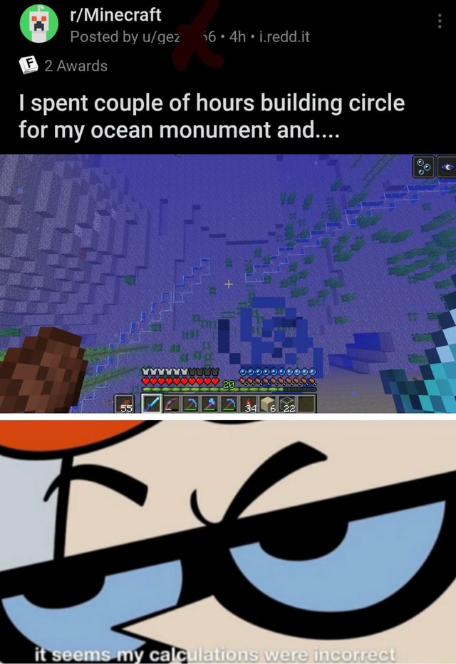 2 Awards I Spent Couple Of Hours Building Circle For My Ocean Monument And