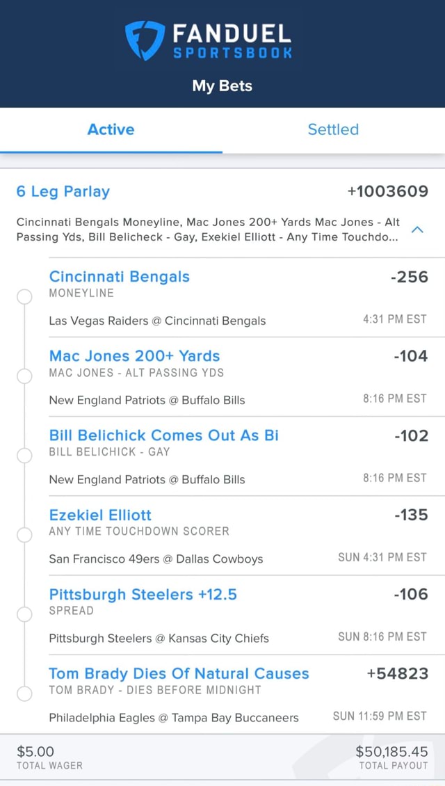 br_betting on X: You get $100 for a Wild Card Saturday moneyline parlay  Bengals/Bills +105 Bengals/Patriots +285 Raiders/Bills +340  Raiders/Patriots +725 Which one you taking? 