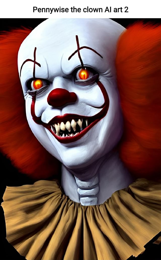 Pennywise the clown Al art 2 - iFunny