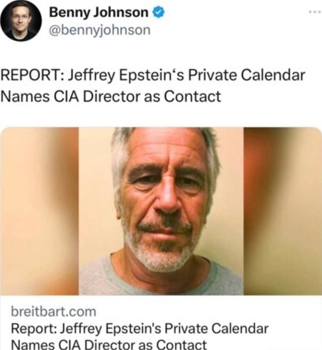 Benny Johnson bennyjohnson REPORT: Jeffrey Epstein #39 s Private