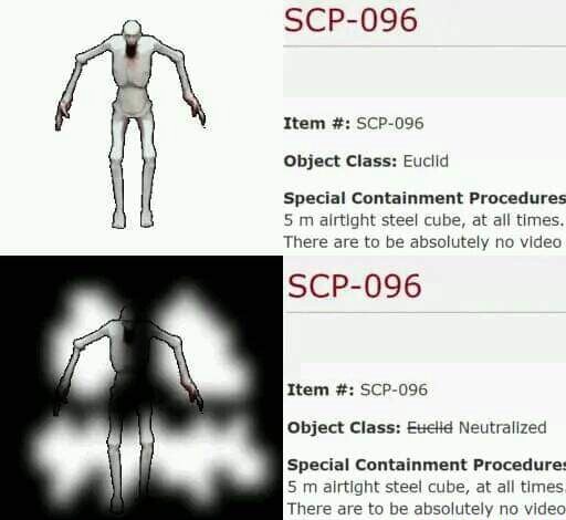 Item #: SCP-096 Object Class: Euclid Special Containment