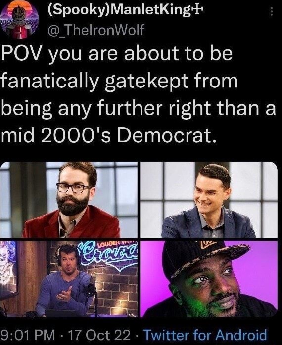 ThelronWolf POV you are about to be fanatically gatekept from being any ...