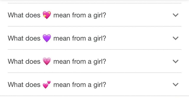 What does mean from a girl What does mean from a girl What does mean 