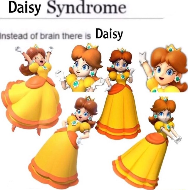 Daisy Syndrome instead of brain there is Daisy Al iFunny Brazil