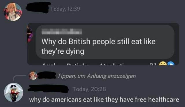 Today Ip Aa Oom Why Do British People Still Eat Like They re Dying 