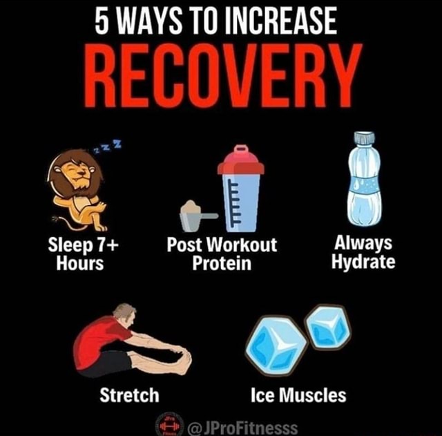 5 WAYS TO INCREASE RECOVERY Stretch Ice Muscles iFunny