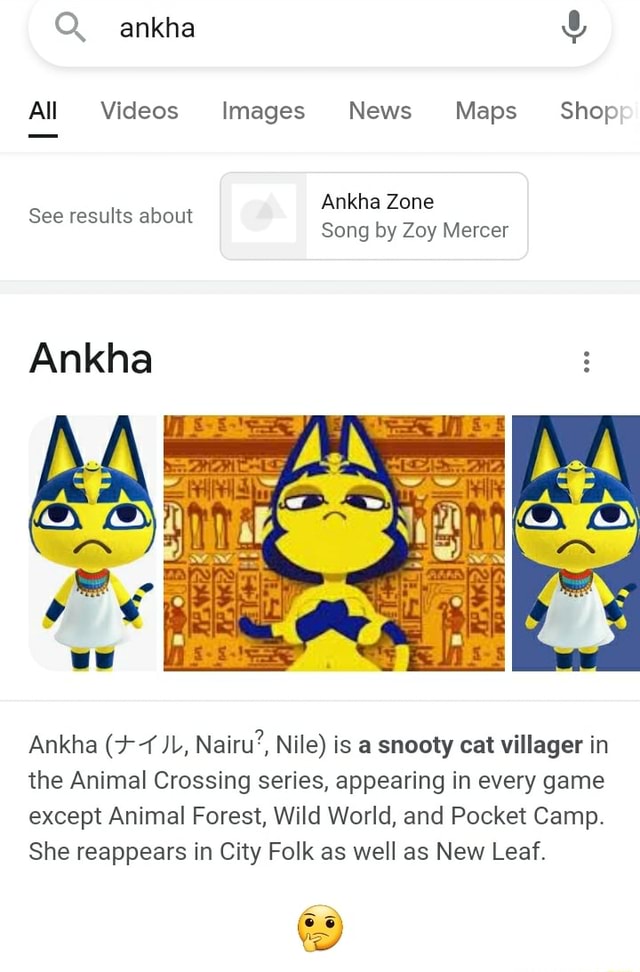 All Videos Images News Maps Shop Ankha Zone See Results About Song By