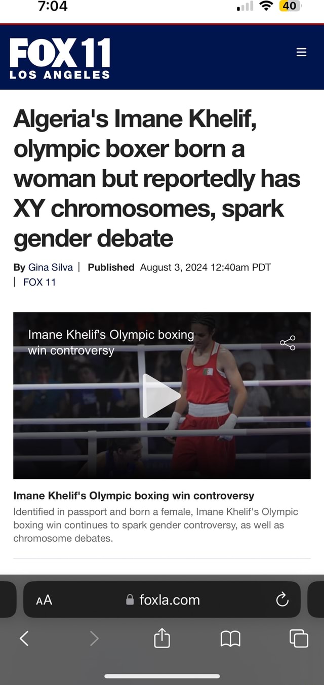 All > FOX ANGELES LOS ANGELES Algeria's Imane Khelif, olympic boxer ...