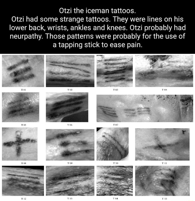 Ötzi the Iceman tattoo  The 5000yearold mummys hand on   Flickr